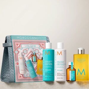New! Moroccanoil Holiday Volume Hair Gift Set / $102 Value